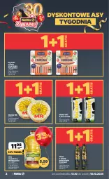 Gazetka promocyjna Netto - Od Poniedziałku - Gazetka - ważna od 18.10 do 18.10.2025 - strona 2 - produkty: Kurczak, Gin, Gra, Parówki, Tarczyński, Olej rzepakowy, Oliwa z oliwek, Słynne, Olej, Mleko, Oliwa