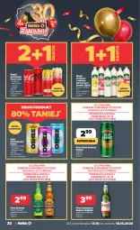 Gazetka promocyjna Netto - Od Poniedziałku - Gazetka - ważna od 18.10 do 18.10.2025 - strona 20 - produkty: Piwa, Piwo, Sok, Ser, Gin, Gra, Coca-Cola, LANA, Napój gazowany, Oshee, Braun, Woda, Napój, Magnez