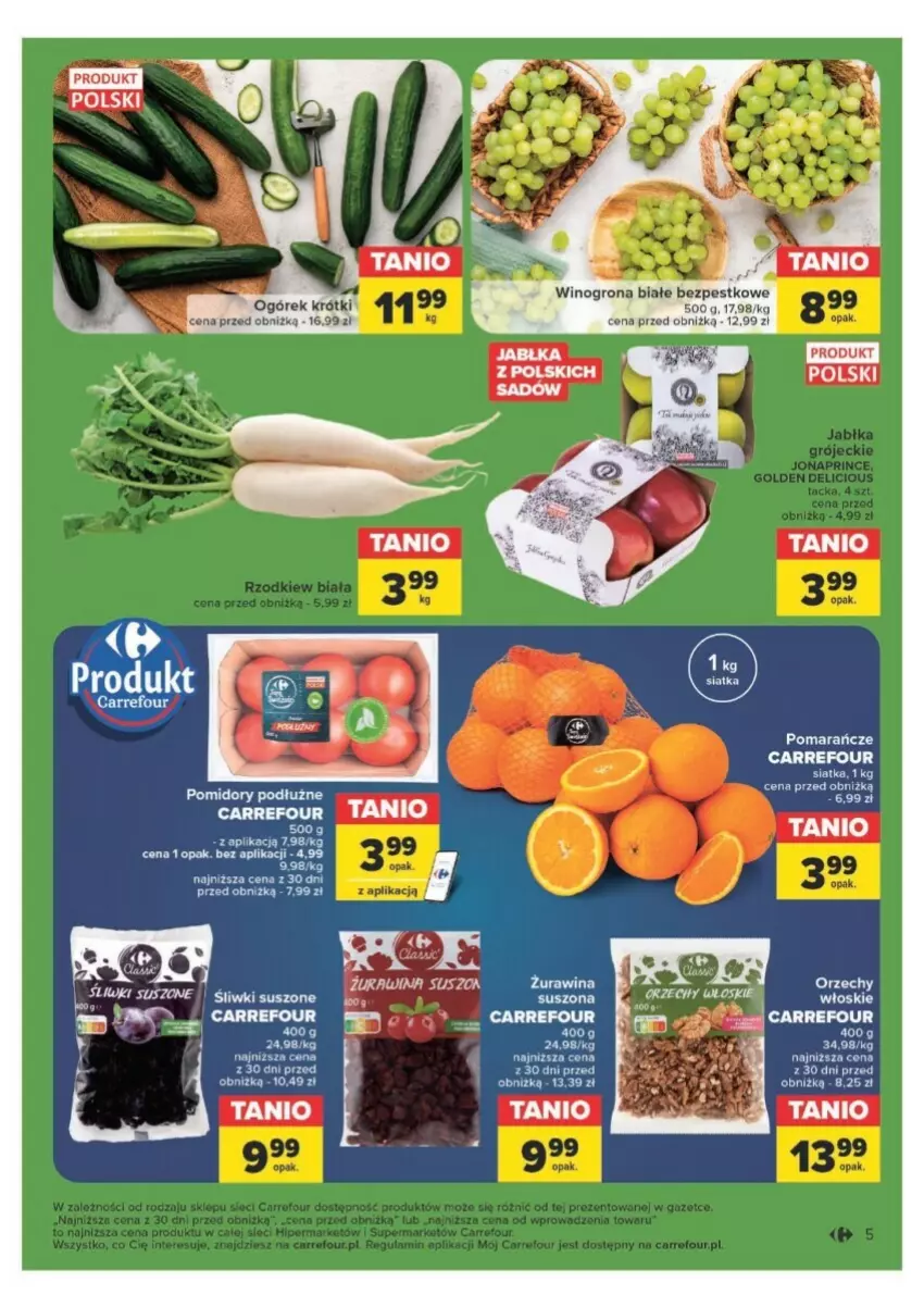 Gazetka promocyjna Carrefour - ważna 12.02 do 17.02.2024 - strona 14 - produkty: Pomarańcze, Pomidory, Siatka