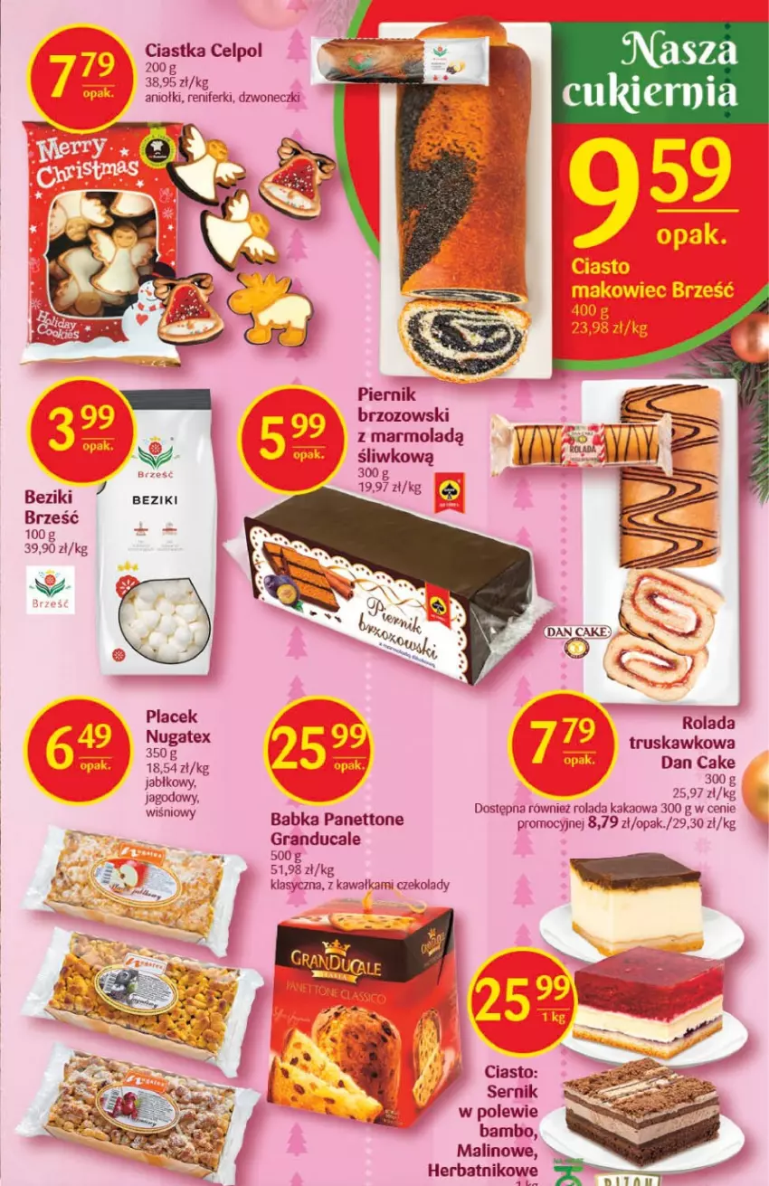 Gazetka promocyjna Delikatesy Centrum - Gazetka DC48 - ważna 08.12 do 14.12.2022 - strona 17 - produkty: Babka, Ciastka, Cukier, Gra, Kakao, Kawa, Mola, Piernik, Renifer, Rolada, Ser