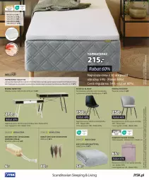 Gazetka promocyjna Jysk - Oferta tygodnia - Gazetka - ważna od 17.09 do 17.09.2023 - strona 17 - produkty: Top, Koc, Pościel, Szczotka, Biurko, Materac, Tera, Wełna, Krzesło, Komplet pościeli, Siedzisko