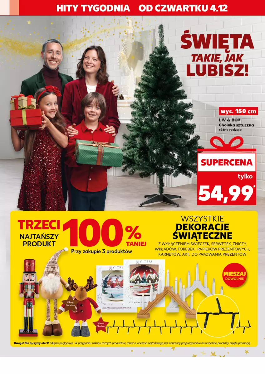 Gazetka promocyjna Kaufland - Kaufland - ważna 04.12 do 09.12.2025 - strona 2 - produkty: Choinka, Inka, Papier, Por, Ser, Waga, Znicz