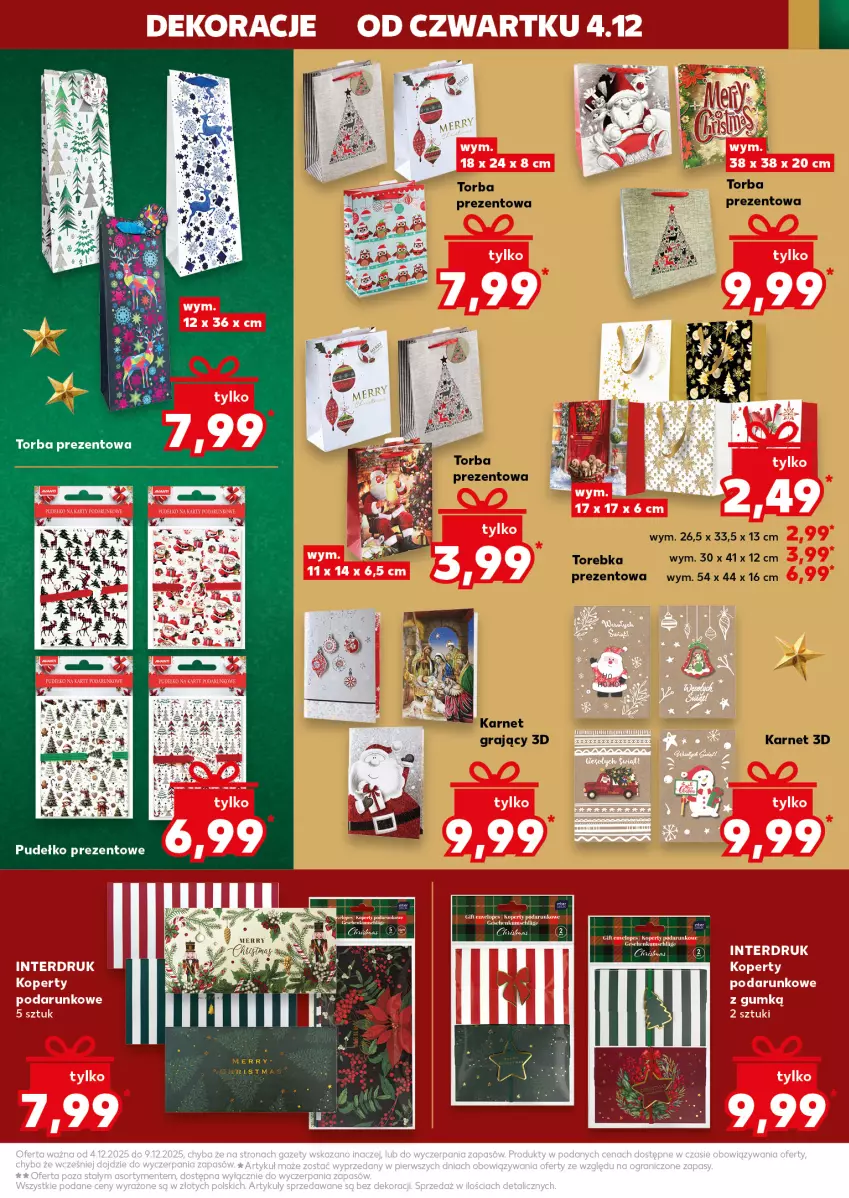 Gazetka promocyjna Kaufland - Kaufland - ważna 04.12 do 09.12.2025 - strona 47 - produkty: Gra, Torba, Torba prezentowa, Torebka