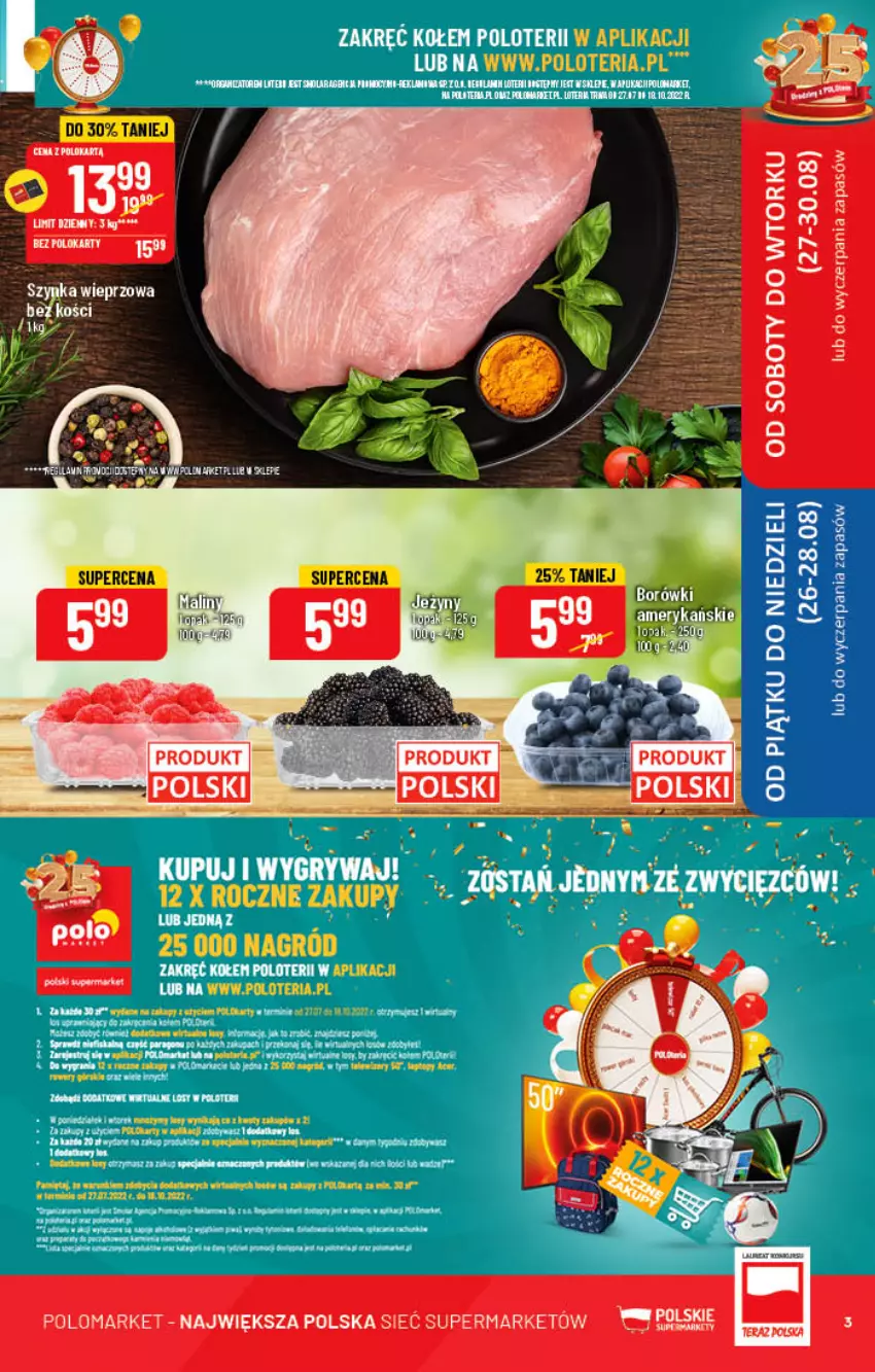 Gazetka promocyjna PoloMarket - Gazetka pomocyjna - ważna 24.08 do 30.08.2022 - strona 3 - produkty: LG