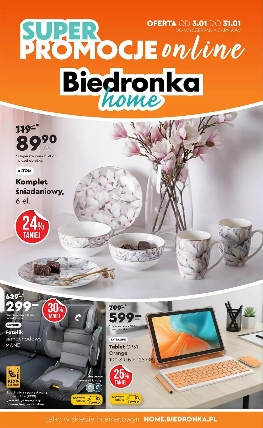 Gazetka promocyjna Biedronka - Home - ważna 10.01 do 17.01.2026 - strona 1 - produkty: Danio, Gra, Piec, Ser, Tablet