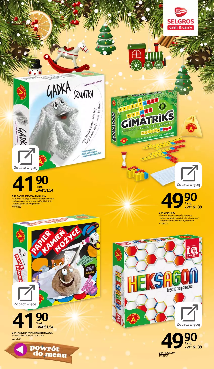 Gazetka promocyjna Selgros - E-katalog zabawki - ważna 10.11 do 24.12.2021 - strona 100 - produkty: Fa, Gra, Gra familijna, Noż, Nożyce, Papier