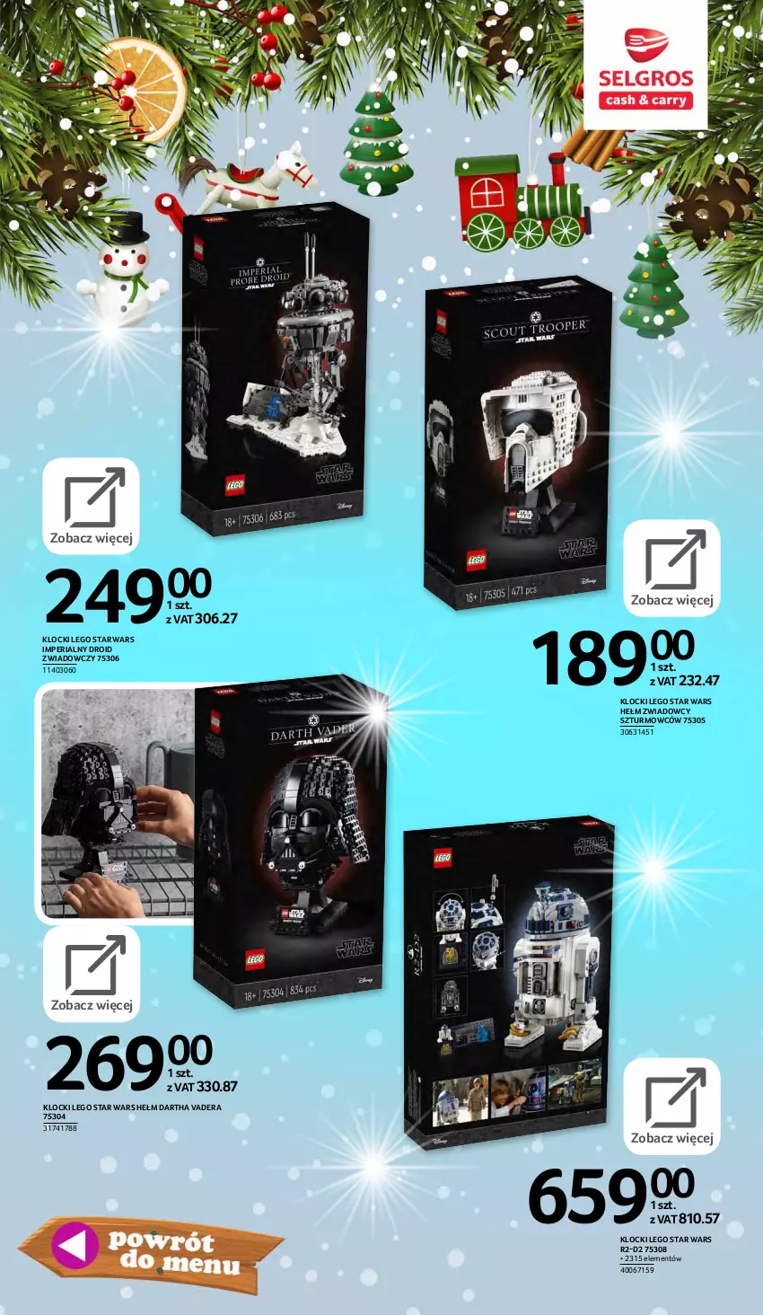 Gazetka promocyjna Selgros - E-katalog zabawki - ważna 10.11 do 24.12.2021 - strona 13 - produkty: Klocki, LEGO, LEGO Star Wars, Star Wars