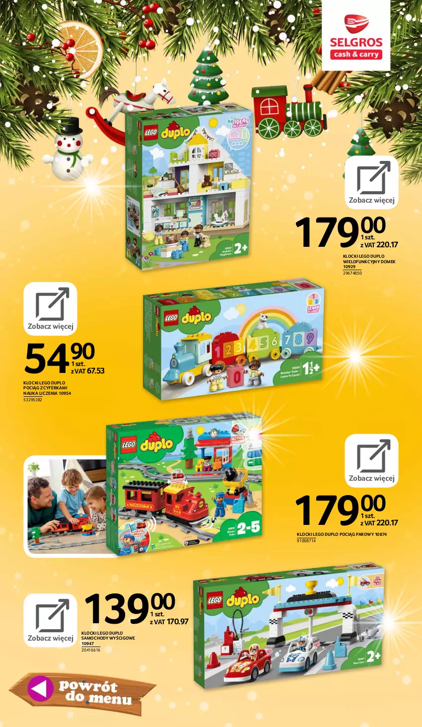 Gazetka promocyjna Selgros - E-katalog zabawki - ważna 10.11 do 24.12.2021 - strona 26 - produkty: Klocki, LEGO, LEGO Duplo, Pociąg