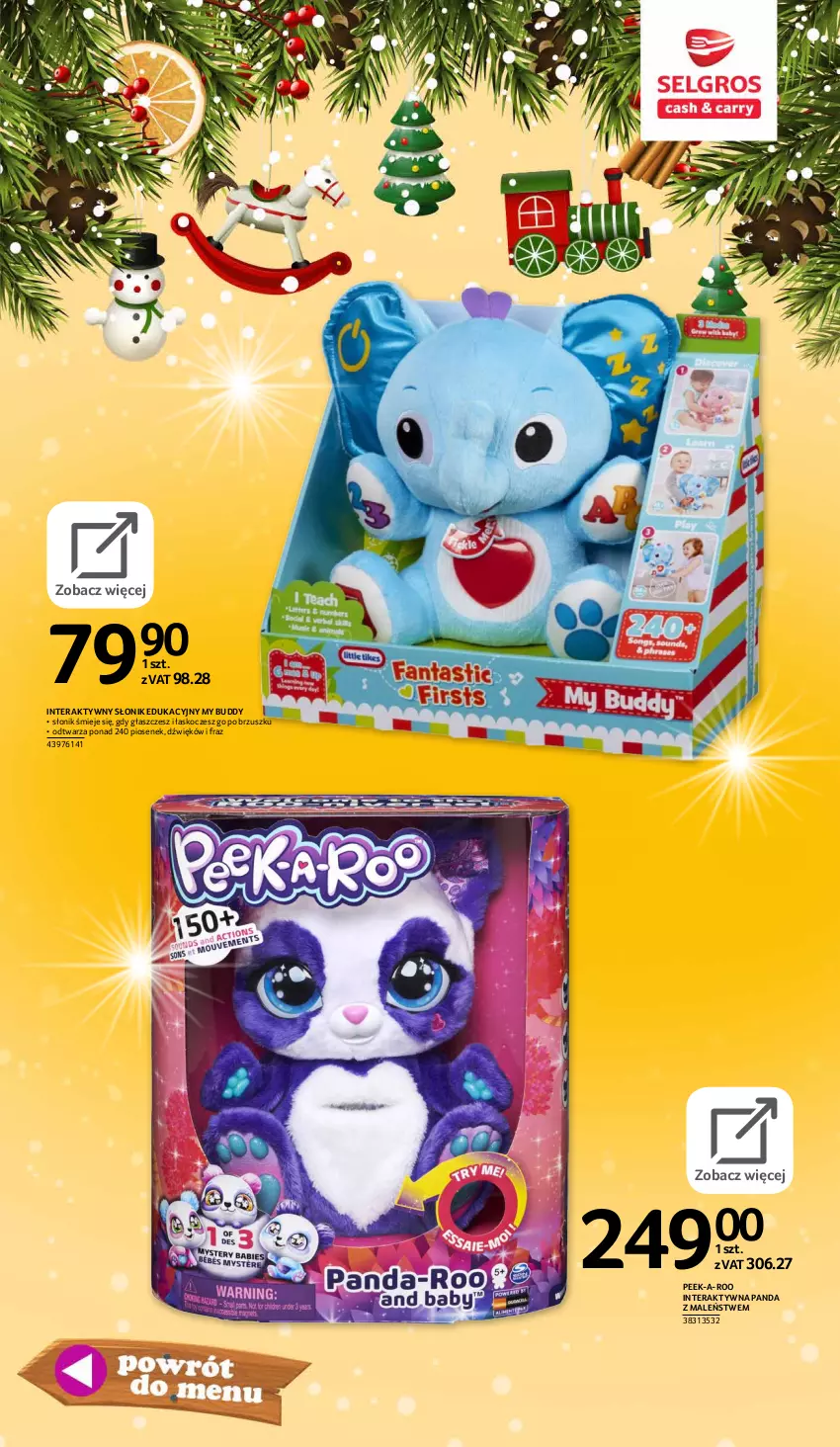 Gazetka promocyjna Selgros - E-katalog zabawki - ważna 10.11 do 24.12.2021 - strona 38 - produkty: Koc, Panda, Tera