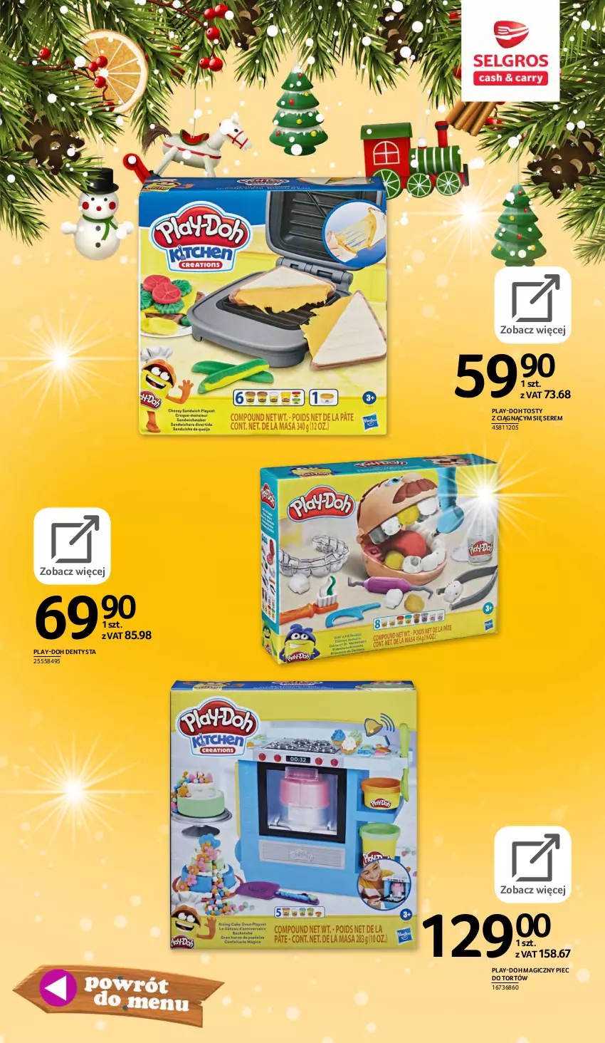 Gazetka promocyjna Selgros - E-katalog zabawki - ważna 10.11 do 24.12.2021 - strona 47 - produkty: Dentysta, Piec, Play-Doh, Ser