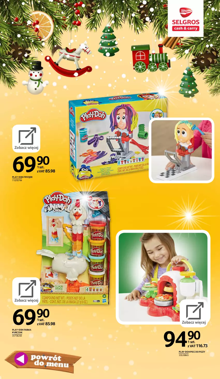 Gazetka promocyjna Selgros - E-katalog zabawki - ważna 10.11 do 24.12.2021 - strona 48 - produkty: Fa, Kurczak, Piec, Play-Doh