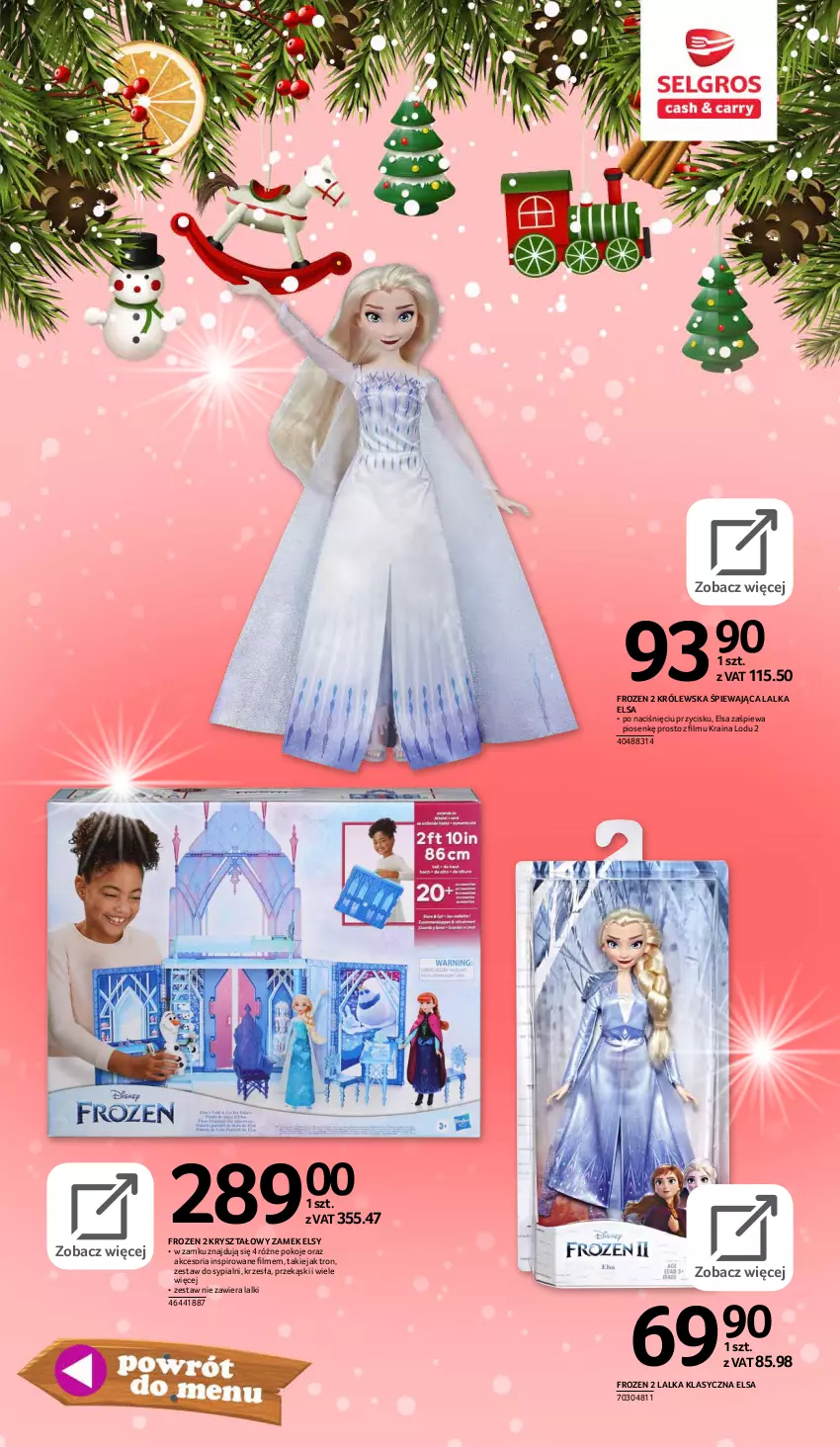 Gazetka promocyjna Selgros - E-katalog zabawki - ważna 10.11 do 24.12.2021 - strona 51 - produkty: Frozen, Lalka