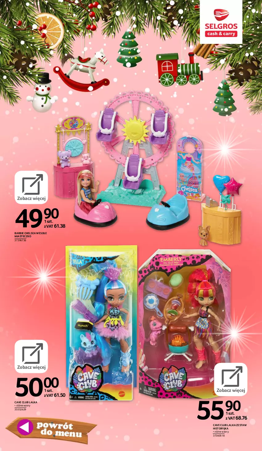 Gazetka promocyjna Selgros - E-katalog zabawki - ważna 10.11 do 24.12.2021 - strona 54 - produkty: Barbie, Lalka