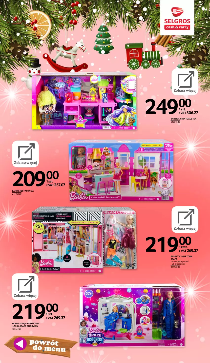 Gazetka promocyjna Selgros - E-katalog zabawki - ważna 10.11 do 24.12.2021 - strona 56 - produkty: Barbie, Discover, Fa, Lalka, Szafa, Toaletka