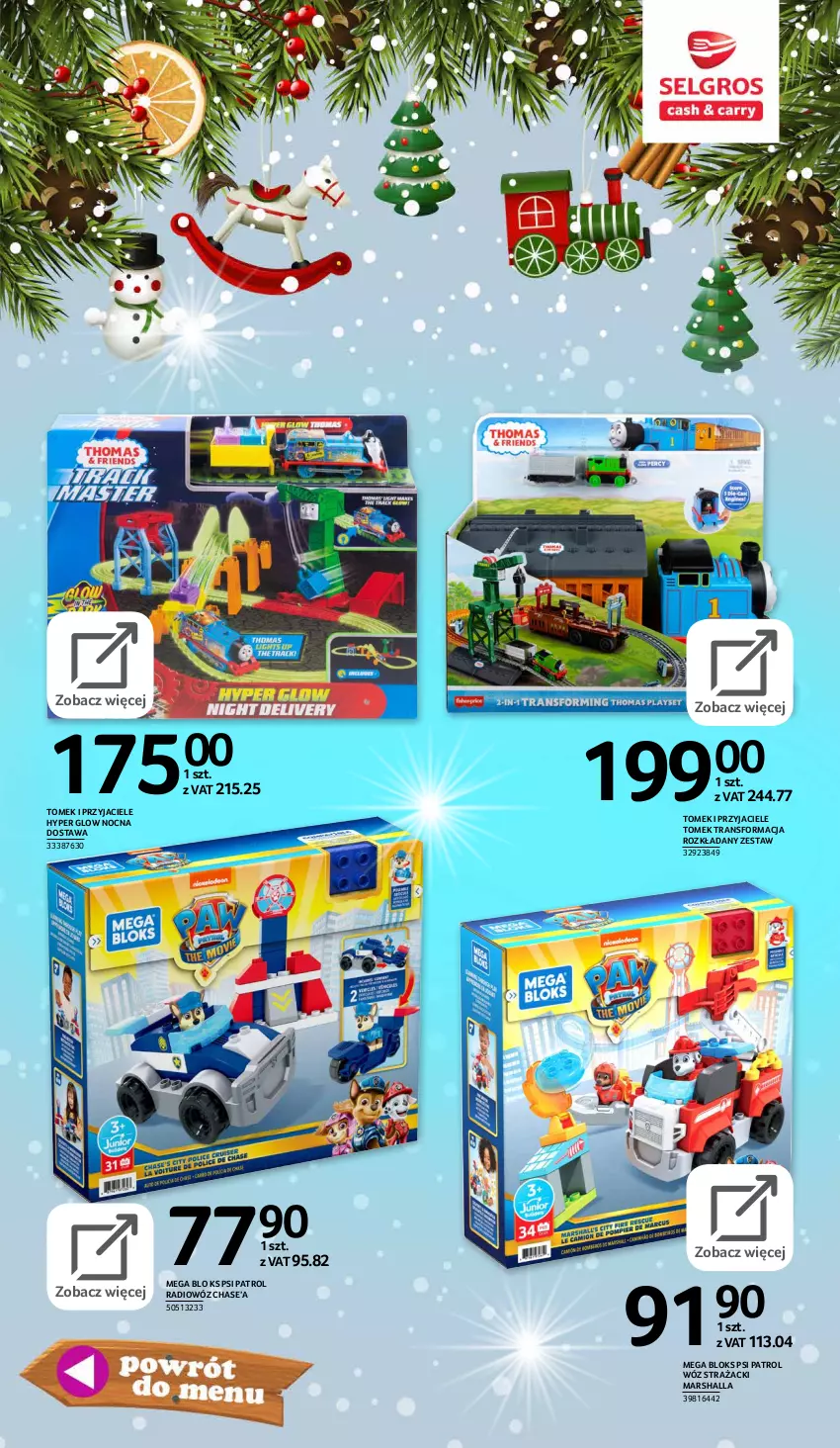 Gazetka promocyjna Selgros - E-katalog zabawki - ważna 10.11 do 24.12.2021 - strona 73 - produkty: Mars, Mega Bloks, Psi Patrol, Tran, Wóz strażacki