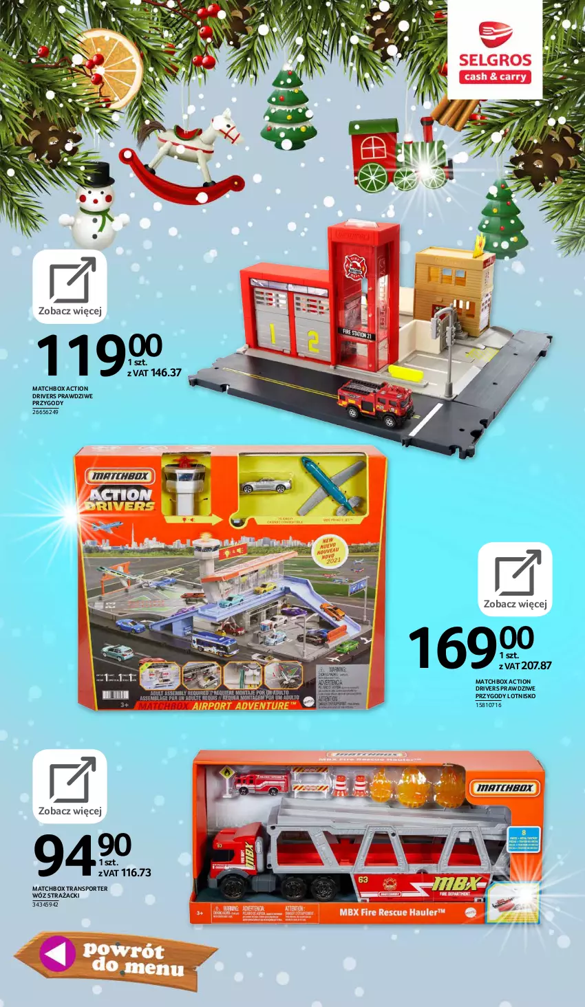 Gazetka promocyjna Selgros - E-katalog zabawki - ważna 10.11 do 24.12.2021 - strona 75 - produkty: Por, Sport, Tran, Wóz strażacki