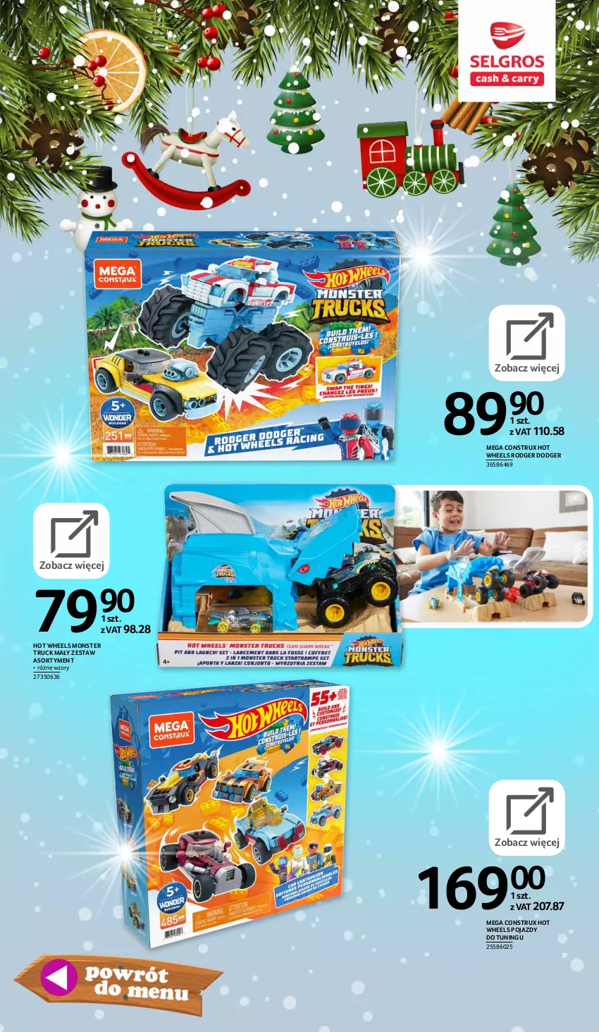 Gazetka promocyjna Selgros - E-katalog zabawki - ważna 10.11 do 24.12.2021 - strona 76 - produkty: Hot Wheels, Monster truck, Pojazd