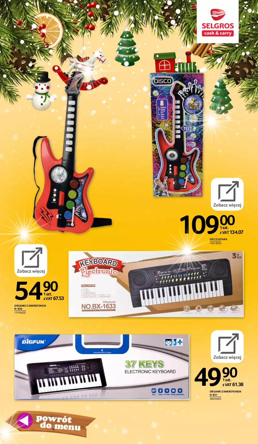 Gazetka promocyjna Selgros - E-katalog zabawki - ważna 10.11 do 24.12.2021 - strona 88 - produkty: Gitara, Mikrofon