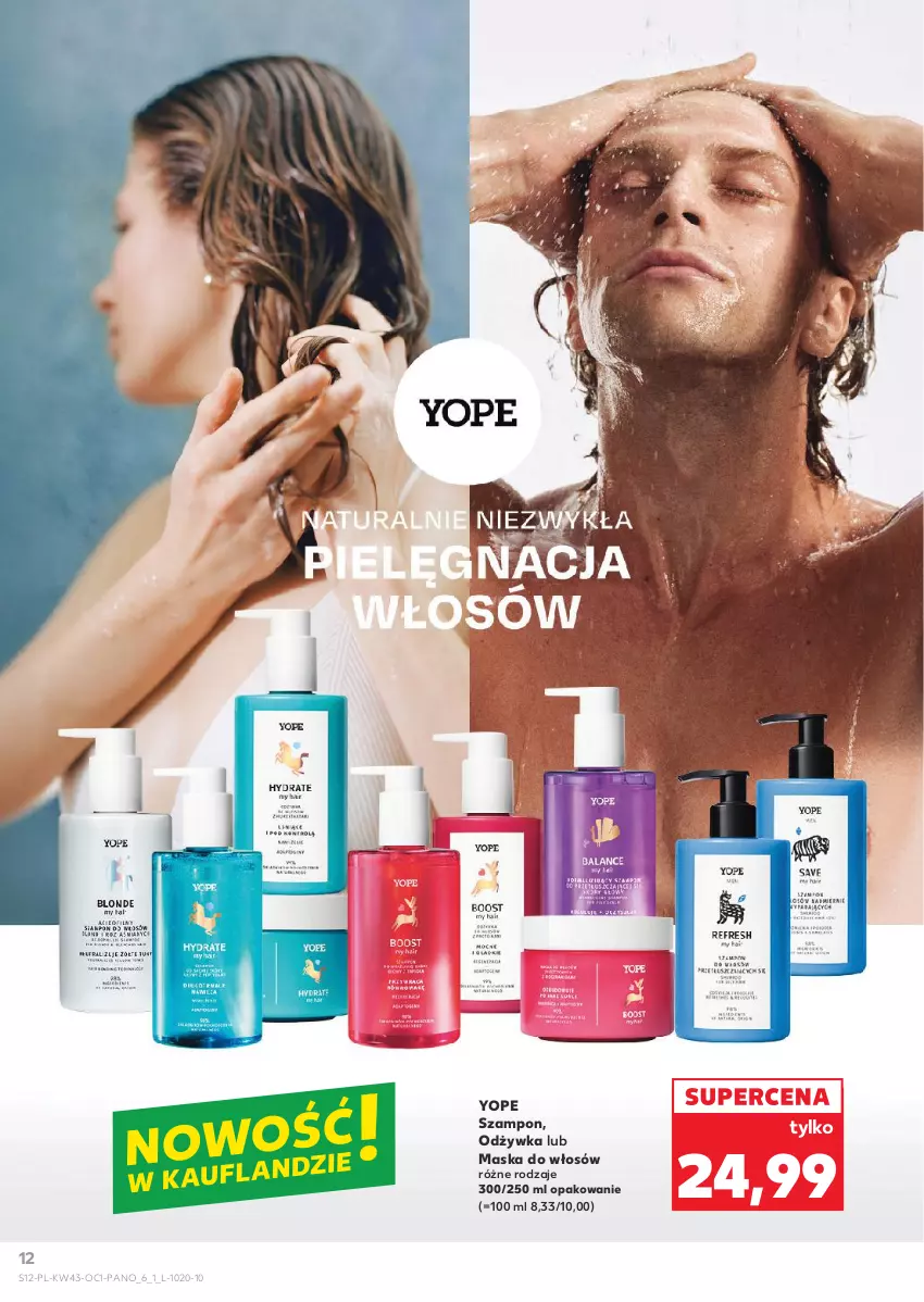 Gazetka promocyjna Kaufland - Kaufland - ważna 23.10 do 05.11.2025 - strona 12 - produkty: Maska, Maska do włosów, Odżywka, Szampon, Yope