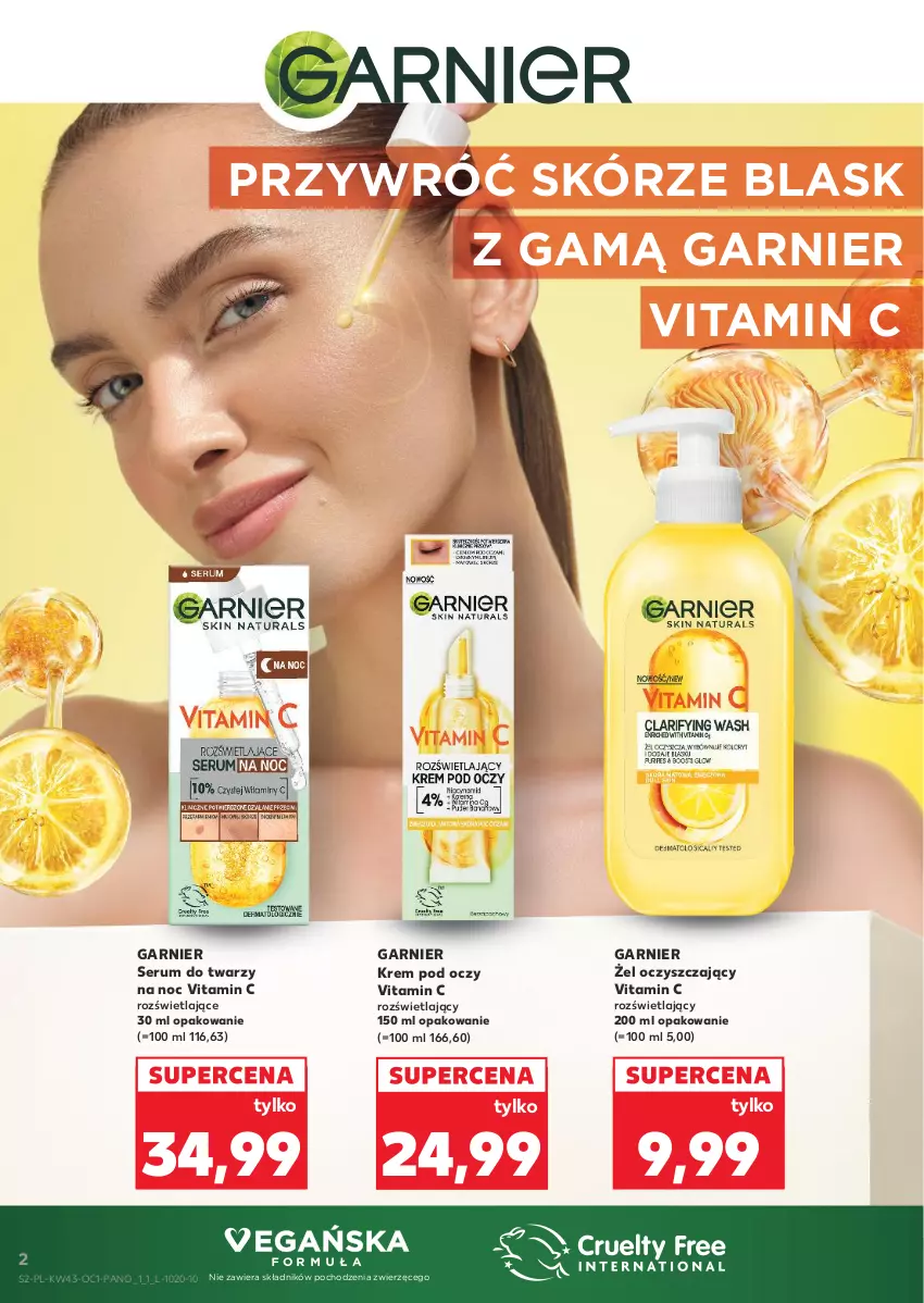 Gazetka promocyjna Kaufland - Kaufland - ważna 23.10 do 05.11.2025 - strona 2 - produkty: Garnier, Krem pod oczy, Rum, Ser, Serum, Serum do twarzy