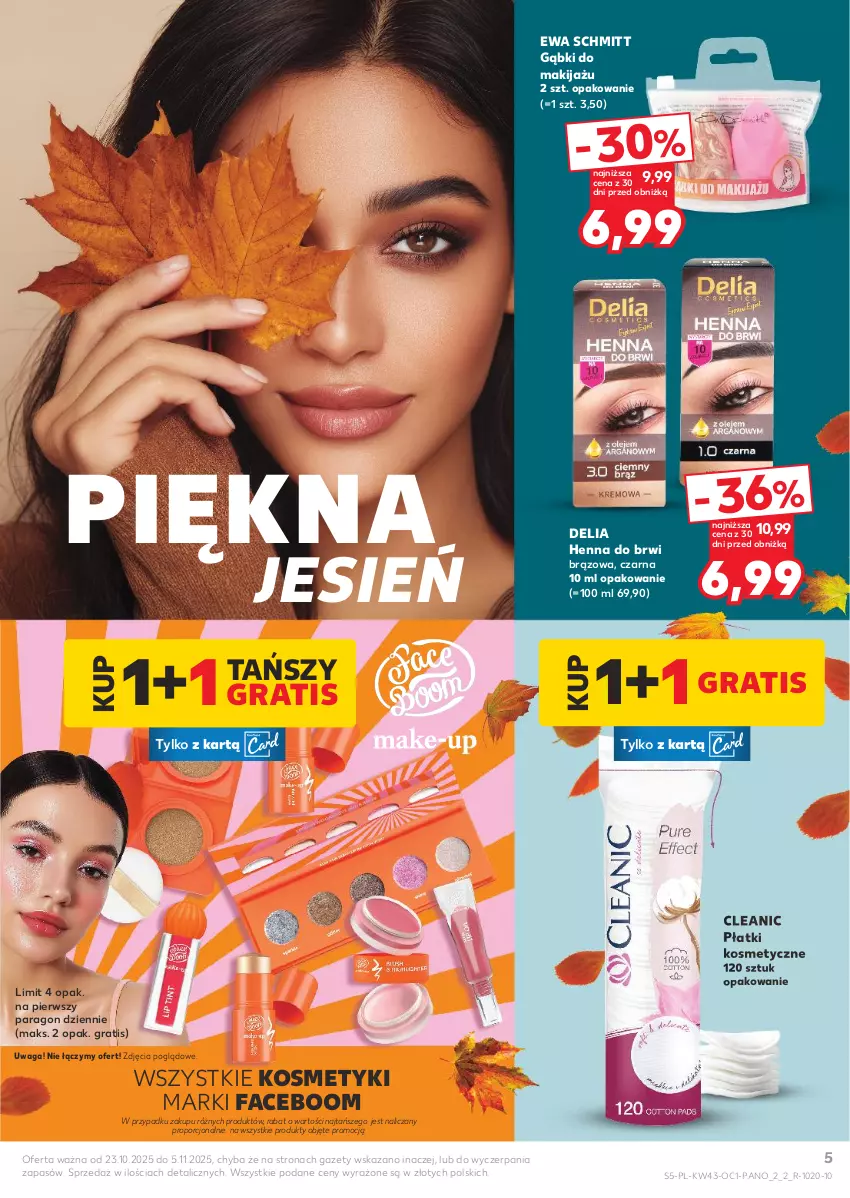 Gazetka promocyjna Kaufland - Kaufland - ważna 23.10 do 05.11.2025 - strona 5 - produkty: Cleanic, Ewa Schmitt, Fa, Gra, Makijaż, Płatki kosmetyczne, Por, Waga