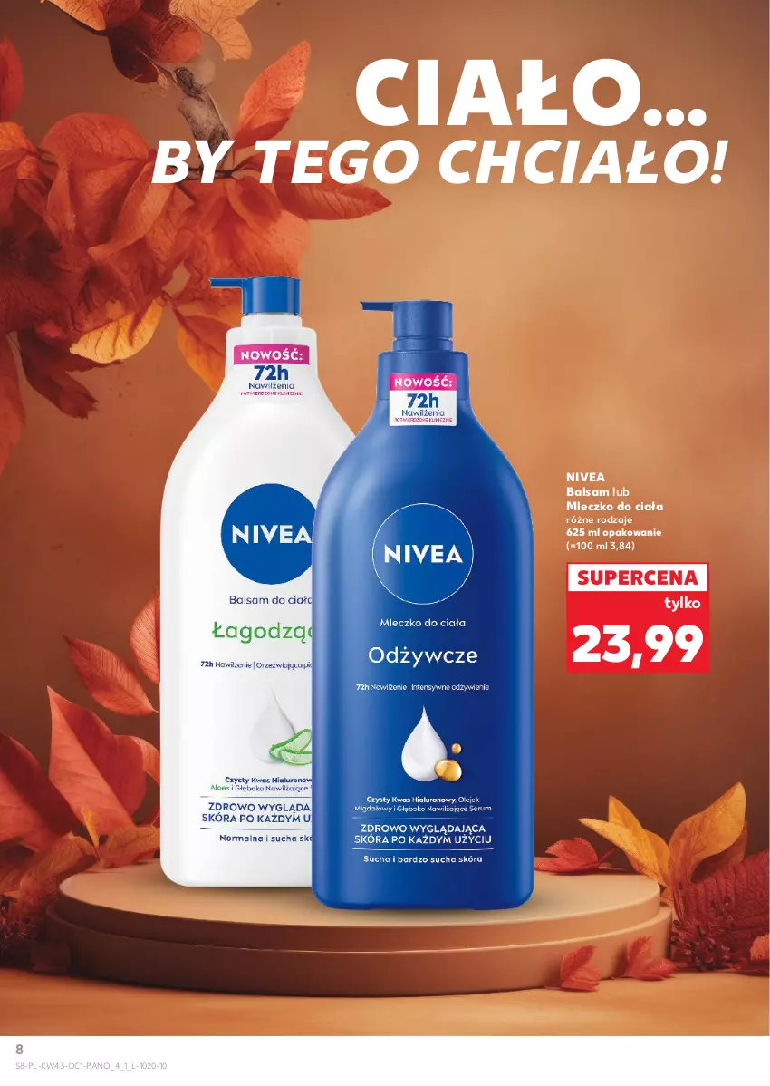 Gazetka promocyjna Kaufland - Kaufland - ważna 23.10 do 05.11.2025 - strona 8 - produkty: Mleczko, Mleczko do ciała, Nivea