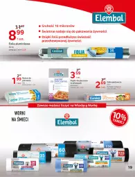 Gazetka promocyjna E Leclerc - Gazetka - ważna od 22.01 do 22.01.2022 - strona 19 - produkty: Piec, Noż, Papier, Worki na śmieci, Tonik, Worki na śmiec, Papier do pieczenia, Folia aluminiowa