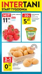 Gazetka promocyjna Intermarche - Gazetka - ważna od 17.04 do 17.04.2024 - strona 6 - produkty: Serek puszysty, Ser, Gra, Tarta, Serek, Bułka, Tartare, Pomidor malinowy