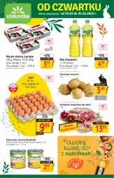 Gazetka promocyjna Stokrotka - Supermarket - Gazetka - ważna od 31.03 do 31.03.2021 - strona 1 - produkty: Piec, Kujawski, Jaja, Bonduelle, Karkówka wieprzowa, Ziemniaki, Masło, Olej, Kukurydza