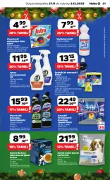 Gazetka promocyjna Netto - Artykuły spożywcze - Gazetka - ważna od 02.12 do 02.12.2023 - strona 21 - produkty: Domestos, Pur, Gin, Cif, Spray do czyszczenia, Finish, Purina, Chusteczki, Limonka, Płyn do wc, Felix, Zmywarki