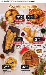 Gazetka promocyjna Netto - Artykuły spożywcze - Gazetka - ważna od 02.12 do 02.12.2023 - strona 22 - produkty: Ser, Bagietka, Rogal, Półbagietka, Chleb, Bułka