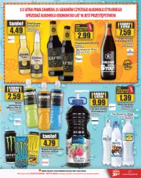 Gazetka promocyjna Topaz - Gazetka - Gazetka - ważna od 05.07 do 05.07.2023 - strona 21 - produkty: Piwa, Piwo, Top, Gra, Napój energetyczny, Coca-Cola, Carlsberg, Corona Extra, Syrop, Woda, Karmi, Napój, Fa