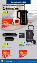 Gazetka promocyjna Lidl - GAZETKA - Gazetka - ważna od 07.02 do 07.02.2026 - strona 10 - produkty: Piec, Silvercrest, Czajnik elektryczny, Czajnik, Kuchnia, Forma do pieczenia, Torba, Wózek, Wózek na zakupy