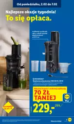 Gazetka promocyjna Lidl - GAZETKA - Gazetka - ważna od 07.02 do 07.02.2026 - strona 3 - produkty: Sok, Wyciskarka wolnoobrotowa, Wyciskarka