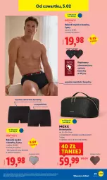 Gazetka promocyjna Lidl - GAZETKA - Gazetka - ważna od 07.02 do 07.02.2026 - strona 35 - produkty: Sok, Ser, Por, Bokserki, Kosmetyczka