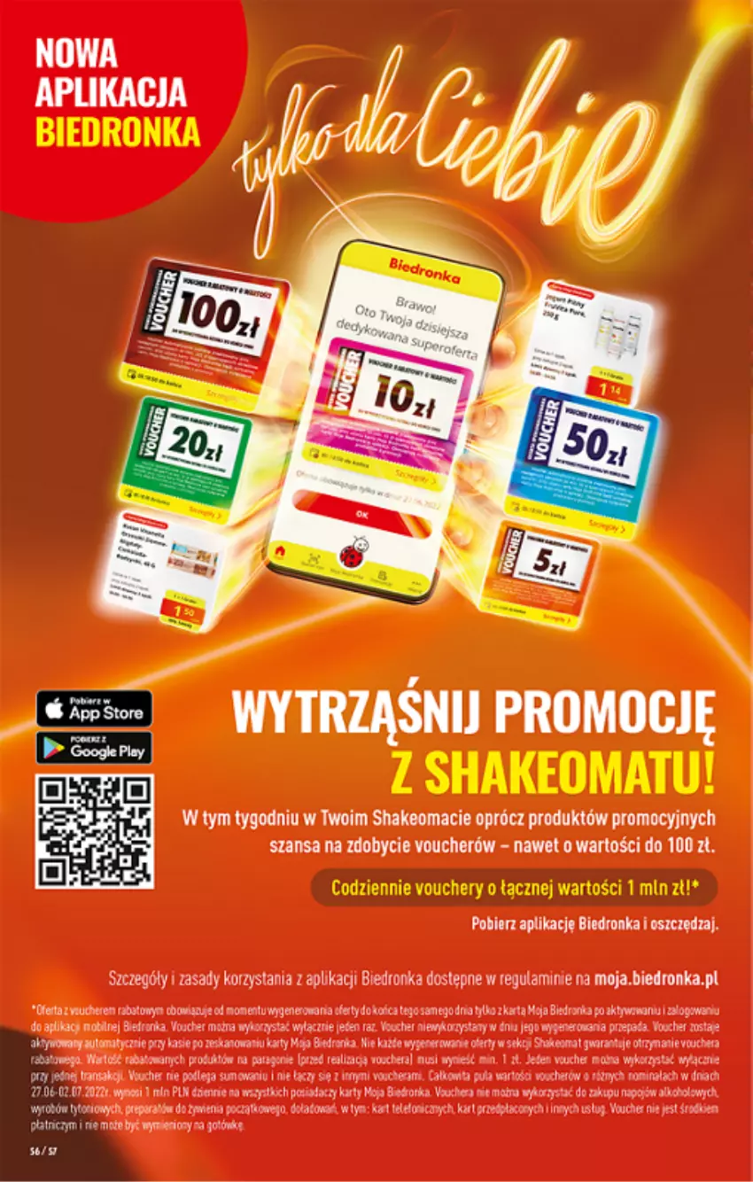 Gazetka promocyjna Biedronka - ważna 27.06 do 02.07.2022 - strona 56 - produkty: 