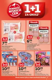 Gazetka promocyjna Auchan - Pewność Niskich Cen Supermarket - Gazetka - ważna od 06.11 do 06.11.2024 - strona 5 - produkty: Mięso mielone, Ser, Bell, Jogurt, Serek, Bella, Jogobella, Olewnik, Mięso, Milka, Philadelphia