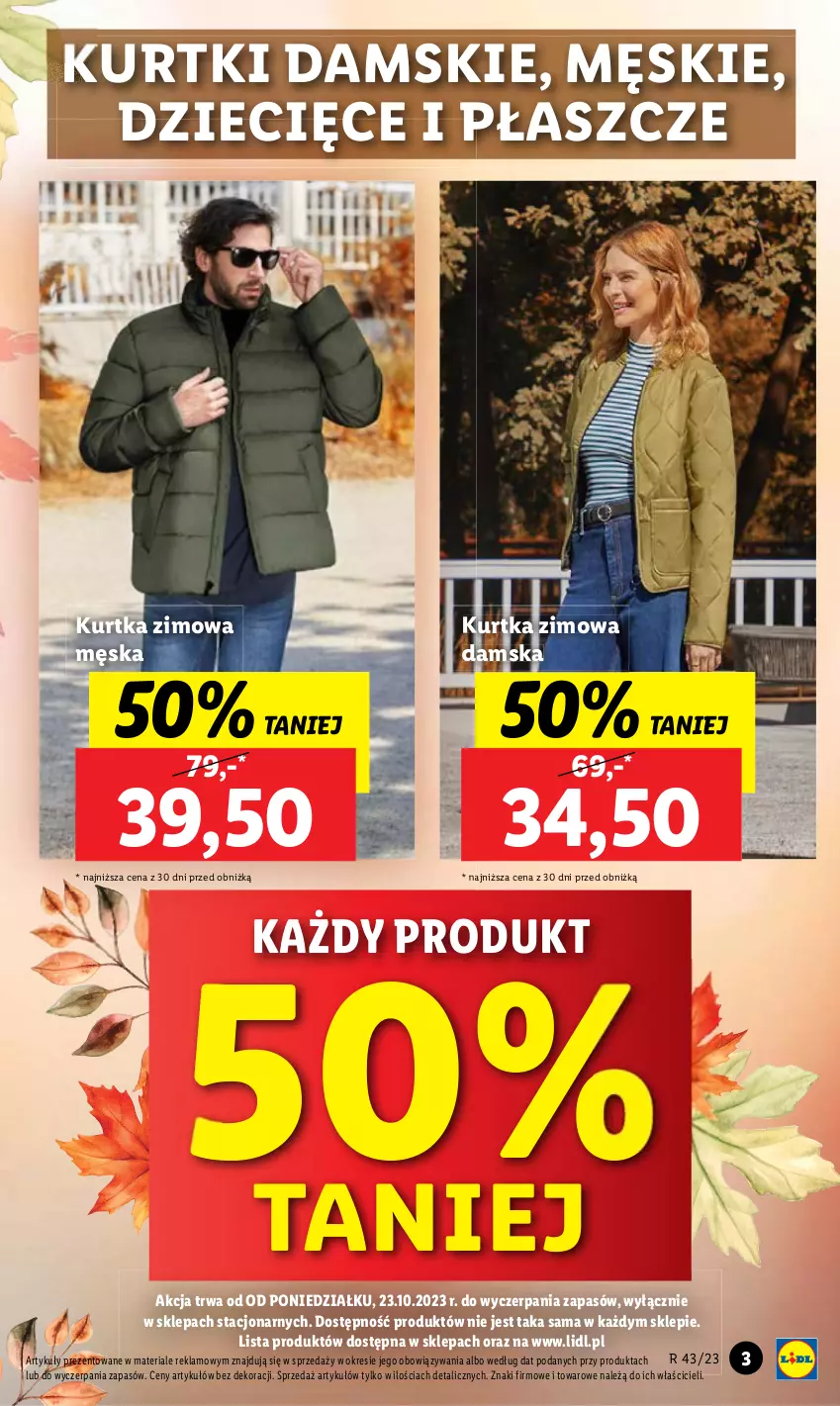 Gazetka promocyjna Lidl - GAZETKA - ważna 23.10 do 28.10.2023 - strona 5 - produkty: Dzieci, Kurtka, Płaszcz