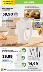 Gazetka promocyjna Lidl - GAZETKA - Gazetka - ważna od 28.10 do 28.10.2023 - strona 40 - produkty: Ser, Por, Trzepaczka, Pojemnik, Mikser, Tarka, Muffinki, Szczypce, Mikser ręczny, Fa