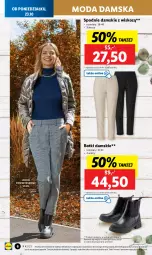 Gazetka promocyjna Lidl - GAZETKA - Gazetka - ważna od 28.10 do 28.10.2023 - strona 8 - produkty: Moda, Spodnie, Botki