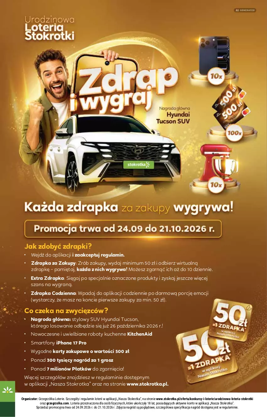 Gazetka promocyjna Stokrotka - Supermarket - ważna 24.09 do 30.09.2026 - strona 6 - produkty: Gra, Gry, Lion, Mięta, Por, Robot, Smartfon