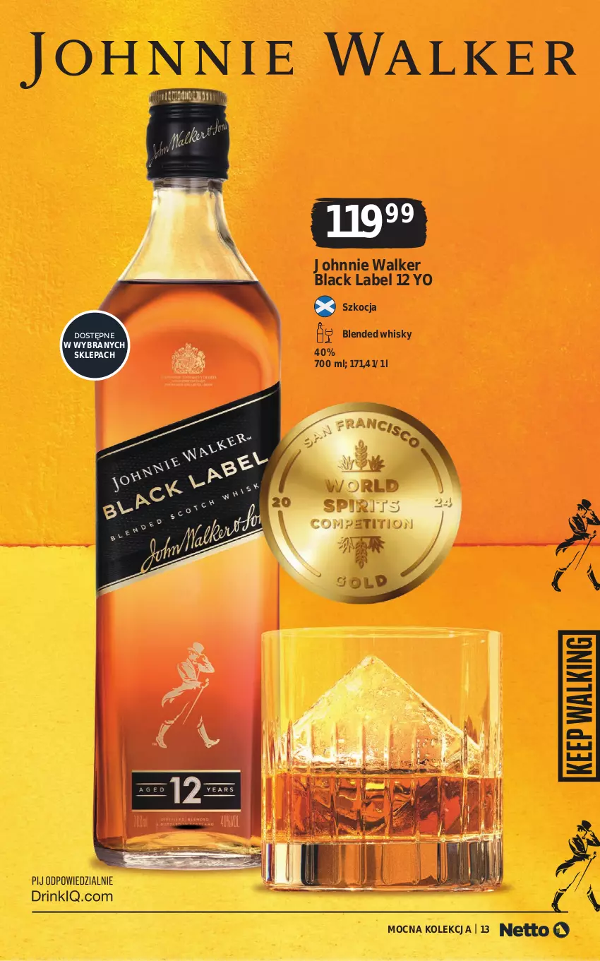 Gazetka promocyjna Netto - Alkohole - Mocne - ważna 20.07 do 01.08.2026 - strona 13 - produkty: Johnnie Walker, Koc, Lack, Whisky