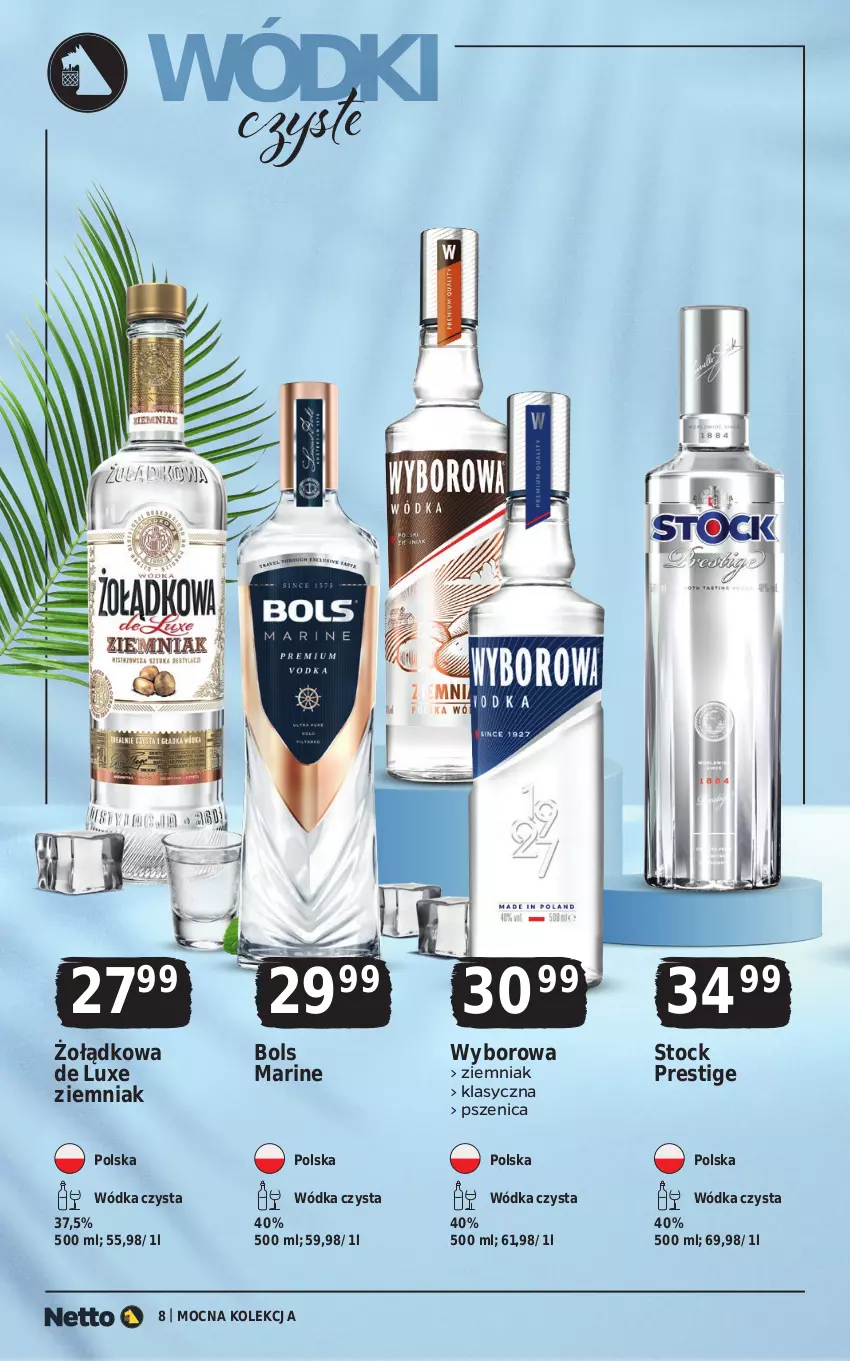 Gazetka promocyjna Netto - Alkohole - Mocne - ważna 20.07 do 01.08.2026 - strona 8 - produkty: Bols, Stock, Wódka, Wyborowa
