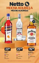 Gazetka promocyjna Netto - Alkohole - Mocne - Gazetka - ważna od 01.08 do 01.08.2026 - strona 1 - produkty: Gin, Bourbon, Whiskey, Wódka, Alkohole, Krupnik, Jim Beam, Likier