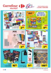 Gazetka promocyjna Carrefour - Gazetka Szkoła bycia sobą część 2 - Gazetka - ważna od 10.09 do 10.09.2022 - strona 1 - produkty: Ser, BIC, Biurko, Dywan