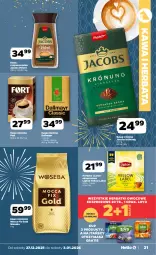 Gazetka promocyjna Netto - Od Soboty - Gazetka - ważna od 03.01 do 03.01.2026 - strona 21 - produkty: Kawa rozpuszczalna, Gra, Kawa ziarnista, Dallmayr, Kawa mielona, Kawa, Herbata czarna, Jacobs Krönung, Velvet, Loyd, Lipton, Jacobs Velvet, Mocca Fix Gold, Jacobs, Woseba, Herbata