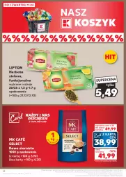 Gazetka promocyjna Kaufland - Gazetka tygodnia - Gazetka - ważna od 17.04 do 17.04.2024 - strona 62 - produkty: Sok, Kawa ziarnista, Rama, Kawa, Kosz, Lipton, Herbata