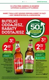 Gazetka promocyjna Żabka - Gazetka - ważna od 16.07 do 16.07.2024 - strona 14 - produkty: Piwa, Piwo, Piec, Sok, Mus, Gra, Kasztelan, Warka, Olej