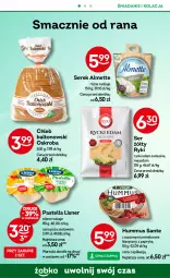 Gazetka promocyjna Żabka - Gazetka - ważna od 16.07 do 16.07.2024 - strona 47 - produkty: Rycki Edam, Maasdam, Hummus, Ser, Mus, Pastella, Sante, Serek, Edam, Chleb, Almette, Lisner