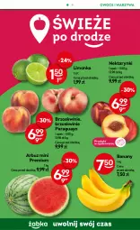 Gazetka promocyjna Żabka - Gazetka - ważna od 16.07 do 16.07.2024 - strona 62 - produkty: Banany, Warzywa, Limonka, Brzoskwinie, Owoce, Arbuz, Nektar